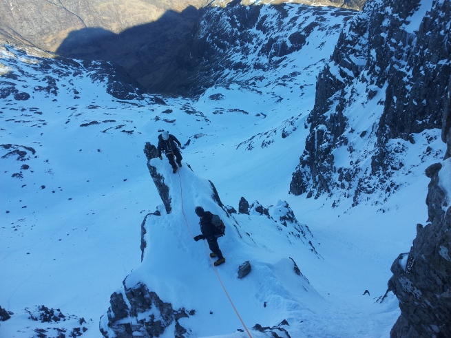 Adam and Kevin on Dorsal Arete